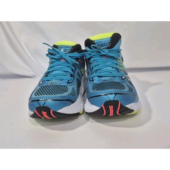 Saucony Omni 14 Power Grid Women's Running Shoe Blue Citron Sneakers US 7 - Picture 4 of 13